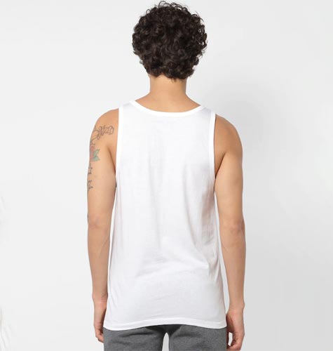 Men Pack of 2 White Solid Innerwear Vests